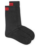 Носки женские Hugo Bodywear высокие с логотипом бренда 2 пары, черный - фото