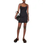 Мини-платье с пряжкой на бретели Acne Studios, черный - фото 5