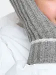 Кашемировые перчатки Brunello Cucinelli Kids, серый - фото 2