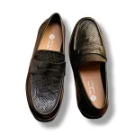 Лоферы мужские черный Brounvanm - фото 5