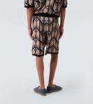 Жаккардовые шорты Commas, бежевый - фото 4