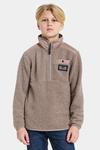 Толстовка EXA KIDS HALF Z Didriksons, коричневый - фото