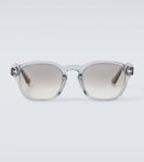 Круглые солнцезащитные очки Intarsia Rays Brunello Cucinelli, Grey - фото