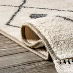 Ковер Dani Moroccan Trellis nuLOOM, 201x274 см, бежевый - фото 5