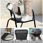 Комплект садовой мебели Baying, 2 стула Bordeaux, круглый стол, узкие ножки, 80 см, стационарный, прозрачная столешница - фото 3