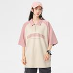 Футболка поло унисекс SESAME STREET, бежево-серая - фото 11