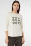 Топ comma Long sleeved top, Creme/Off-White - фото
