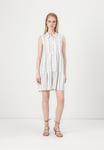 Платье-рубашка ONLSIESTA SHIRT DRESS ONLY, Cloud Dancer/Cloud Blue - фото