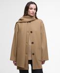 Шарф Barbour Clementine Wool Coat, кэмел - фото