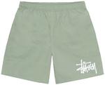 Шорты Stussy Big Basic Water Short, зеленый - фото