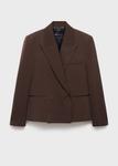 Блейзер MANGO, шоколадный - фото 2