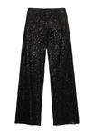 Брюки PULL&BEAR SEQUIN, Black - фото 6