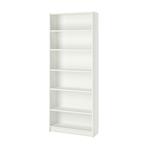 Книжный шкаф IKEA, 80x28x202 см, белый - фото