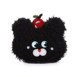 Плюшевый брелок Teddy Apple Bear, высота 9 см LEVENKENESS, черный - фото