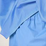 Пижамные брюки из поплина Miu Miu, синий - фото 4