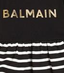 Детское платье с логотипом Balmain Kids, черный - фото 3