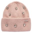 Шапка Guess, пудрово-розовый - фото