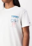 Футболка с принтом USA SCRIPT TEE Tommy Jeans, кремовый - фото 6