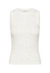 Топ Kaffe CARNA RHINESTONE, Chalk/Off-White - фото 5