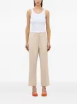 Брюки с карманами Msgm, бежевый - фото 2