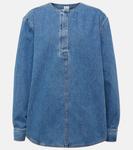 Джинсовая рубашка Toteme, Vibrant Blue - фото