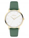 s.Oliver Часы Analog в зеленом цвете - фото