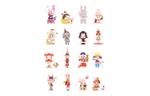 Molly, Labubu Prosperity Bunny Collection Mystery Boxes Single Mystery Box/Full Box 16 Pcs POP MART - фото 7