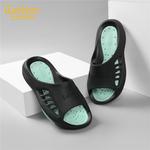 Шлепанцы мужские Cabbeen, черный/зеленый - фото 18