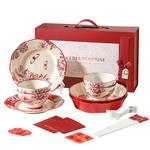 Керамические наборы посуды KAWASIMAYA, розовый - фото