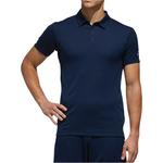 Теннисная рубашка мужская темно-синяя Adidas, темно-синий - фото