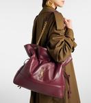 Сумка-шоппер Jamie из кожи Saint Laurent, Rouge Merlot - фото 2