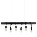 Подвесной светильник Eglo Townshend, сталь - 6-пламенная - фото