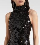 Платье Cristalla с декоративными элементами Christopher Esber, Black - фото 4
