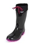 Резиновые сапоги Regenliebe, цвет schwarz/fuchsia - фото