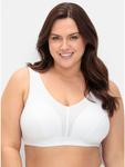 Бюстгальтер без косточек sheego, белый - фото
