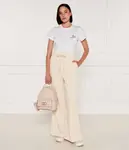 Брюки Flare fit Twin-Set, бежевый - фото 2