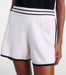 Кашемировые шорты Jardin des Orangers, White Navy - фото 5