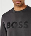 Толстовка мужская Boss Green с круглым вырезом, черный - фото 4