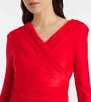 Мини-платье с рюшами Balenciaga, красный - фото 4