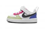 Кроссовки для малышей Nike Court Borough TD, White/Pink - фото