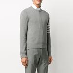 THOM BROWNE FW22 Вязаный свитер мужской серый - фото 7