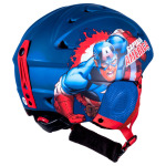 Шлем Marvel Ski Captain America, синий - фото 3