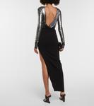 Асимметричная юбка макси Rick Owens, черный - фото 3