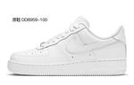 Кроссовки Nike Air Force 1 Skateboard Shoes Women's Low-Top Beige White - фото 7