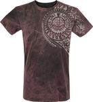 Футболка Outer Vision Burned Magic, бордо - фото
