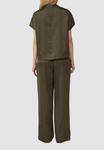 Блуза s.Oliver BLACK LABEL Blouse, Olivgrün/Khaki - фото 3
