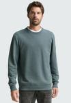 Толстовка TOM TAILOR STRUCTURED CREW NECK, Grey/Mint/Navy Structure/Grey - фото