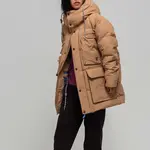 UNDEFEATED Унисекс пуховик, Brown - фото 11