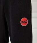 Спортивные штаны мужские Hugo хлопковые, черный - фото 4