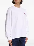 Лонгслив с логотипом Dsquared2, белый - фото 3